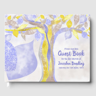 Blue & Yellow Tree of Life Guest Book