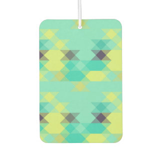 blue yellow turquoise yellow and aqua  air freshener