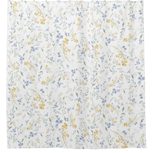 Blue Yellow Wildflower Pattern (Front)