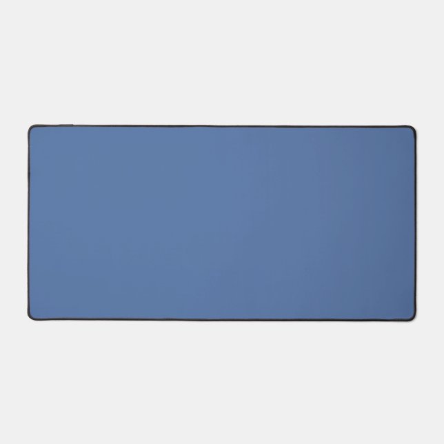 Blue yonder (solid colour)  desk mat (Front)