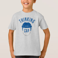 Blue Youth Hockey Helmet Thinking Cap