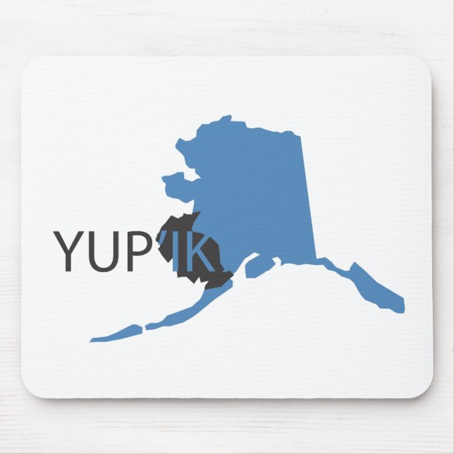 Blue Yupik Mouse Pad (Front)