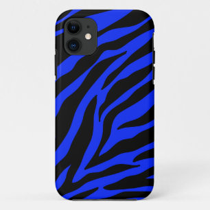 blue zebra iPhone 11 case