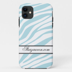 Blue Zebra Imprimer iPhone 5 Coque personnalisé