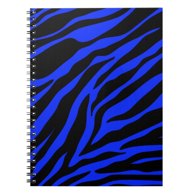 blue zebra notebook (Front)