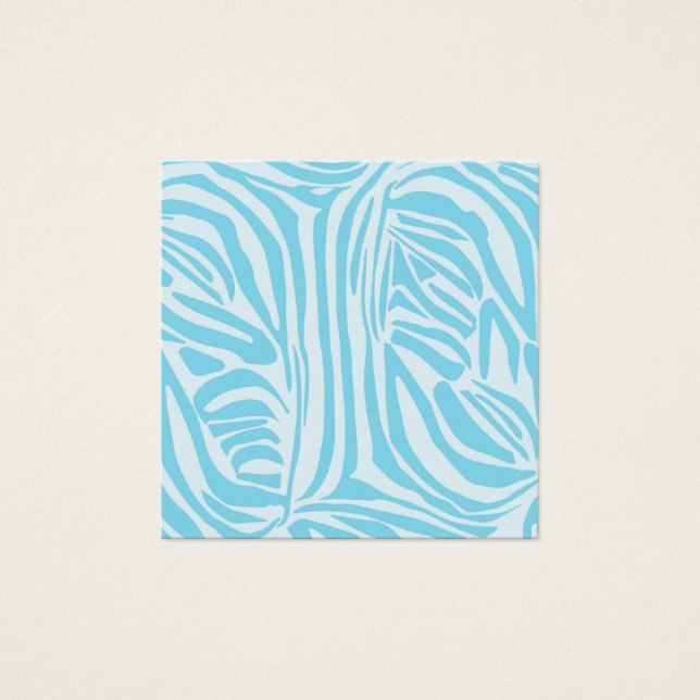 Blue Zebra Pattern (Front)
