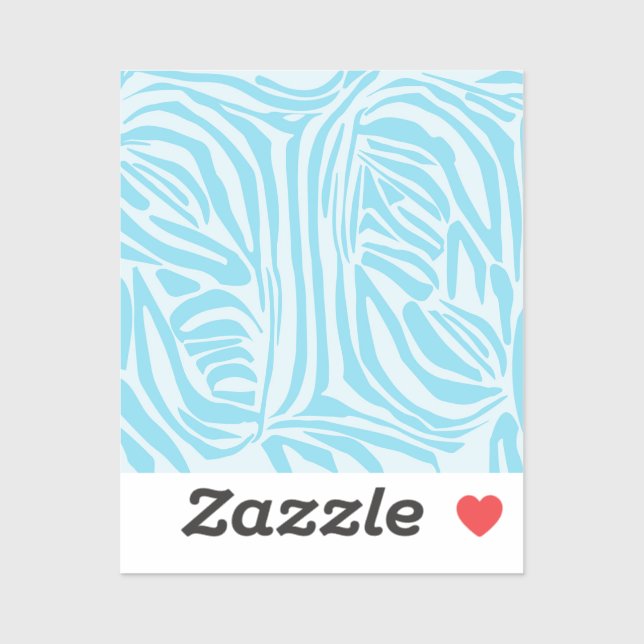 Blue Zebra Pattern (Sheet)