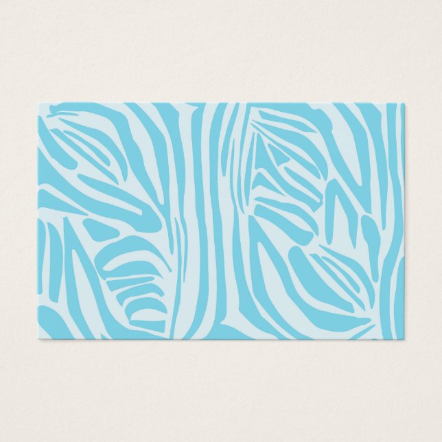 Blue Zebra Pattern (Front)