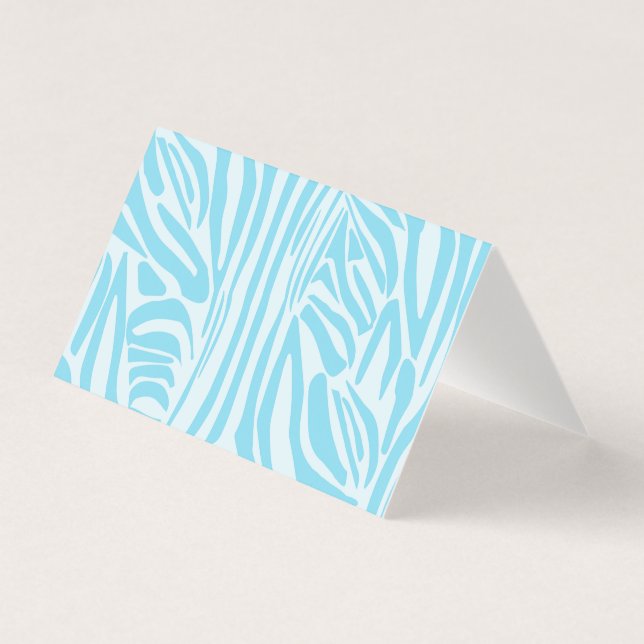 Blue Zebra Pattern (Front)