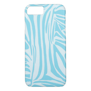 Blue Zebra Pattern Case-Mate iPhone Case
