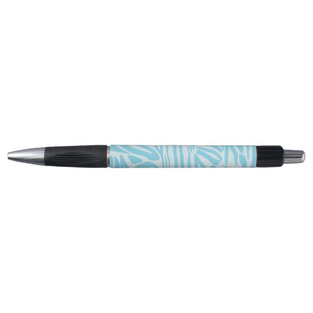 Blue Zebra Pattern Pen (Front)