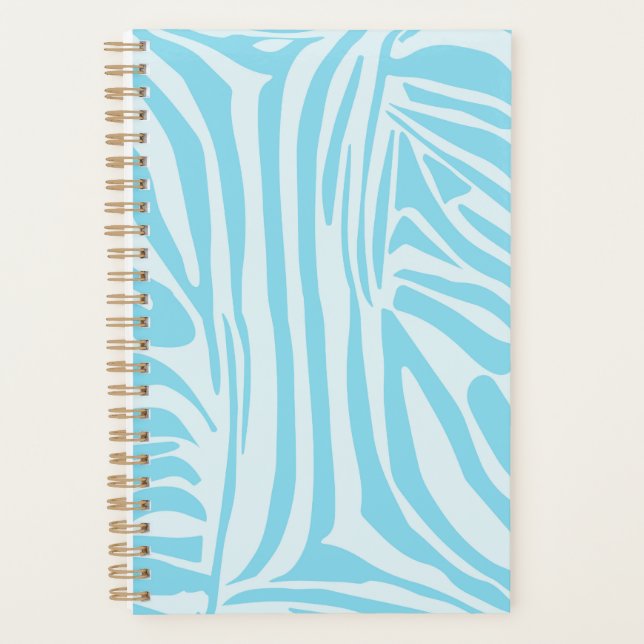 Blue Zebra Pattern Planner (Front)