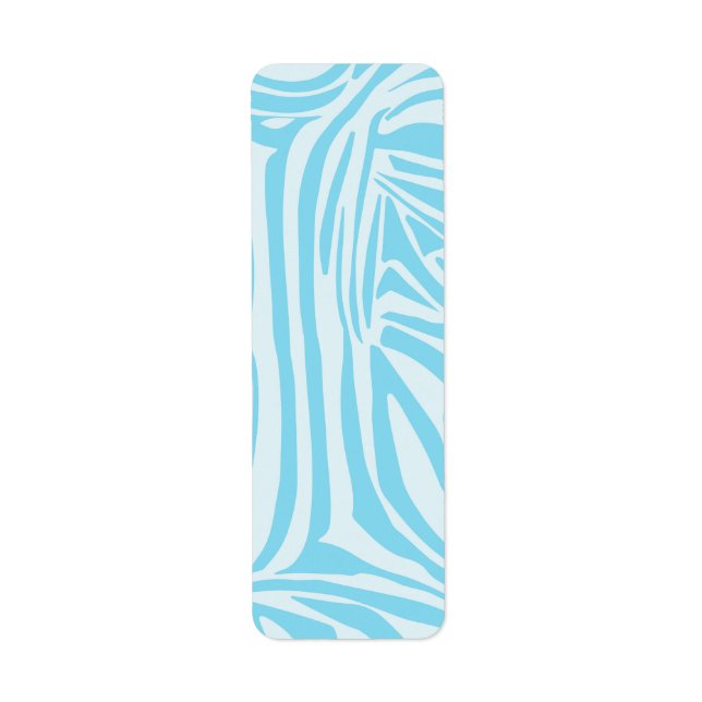 Blue Zebra Stripe Pattern (Front)