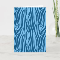 Blue Zebra Stripes