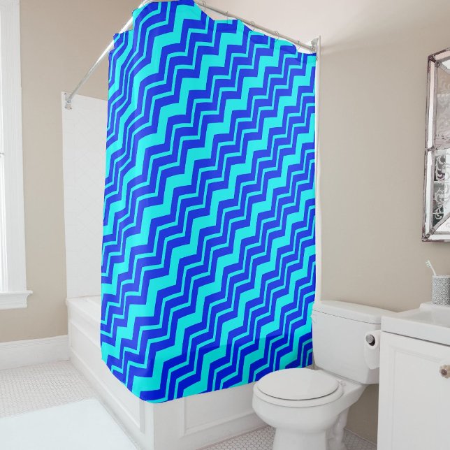 Blue Zig Zag Chevron Pattern Design  (Creator Uploaded)