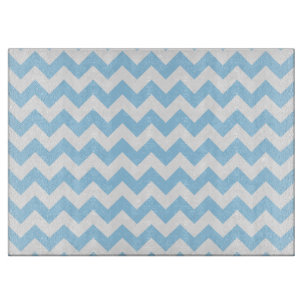 Blue Zigzag, Blue Chevron, Geometric Pattern Cutting Board