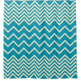 Blue-Zigzag-lined-ShowerCurtain