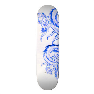 Blue Zircon Dragon Part 1 Skateboard