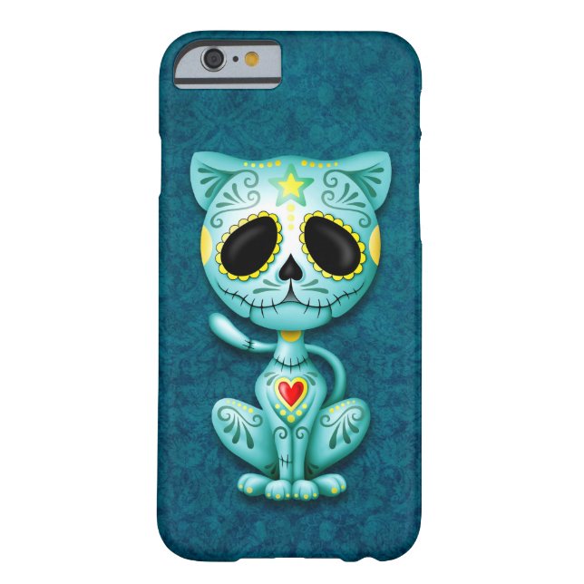 Blue Zombie Sugar Kitten Case-Mate iPhone Case (Back)