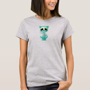 Blue Zombie Sugar Kitten T-Shirt