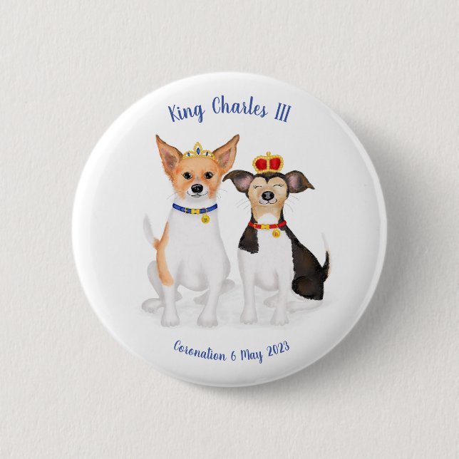 Bluebell & Beth Jack Russells badge de couronnemen (Devant)