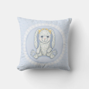 Bluebell Bunny and Polka Dots Keepsake Pillow