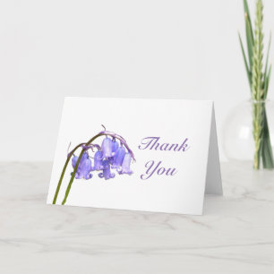 Bluebell Carte de remerciements