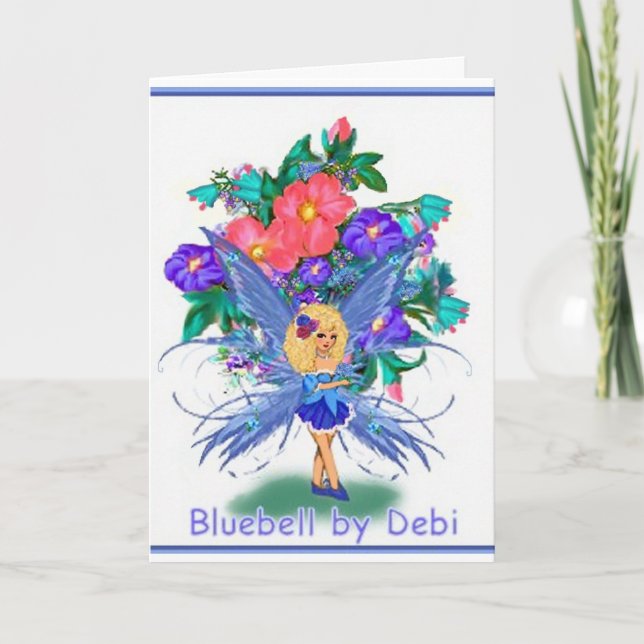 Bluebell greeting Card (Front)