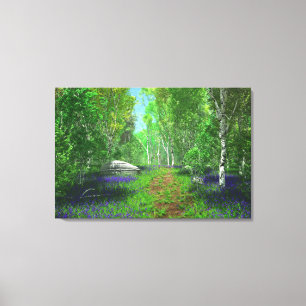 Bluebell Light Canvas Print