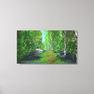 Bluebell Light Canvas Print