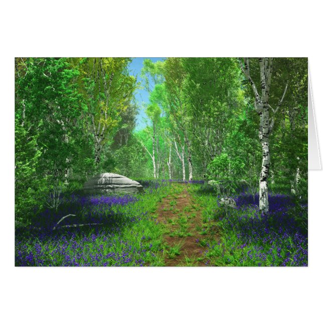 Bluebell Light Card (Front Horizontal)