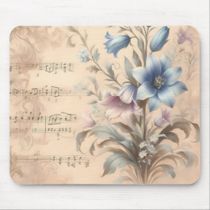 Bluebell & Sheet Music Mouse Pad