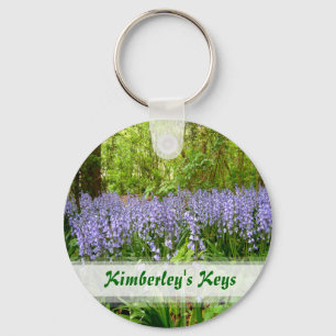 BLUEBELL WOOD Custom Text Keychain