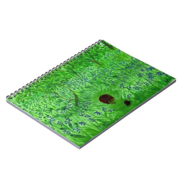 Bluebell Wood Hedgehogs Notebook (Left Side)