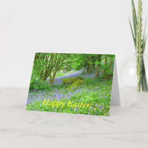 Bluebell Woods, Happy Easter! Holiday Card