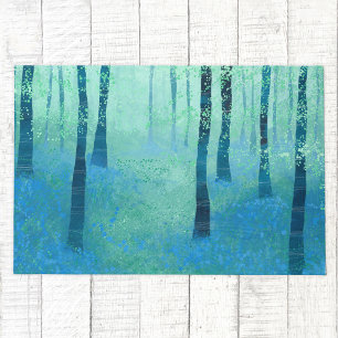 Bluebell Woods in Spring Landscape Doormat