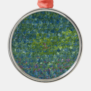 Bluebells 2012 metal ornament