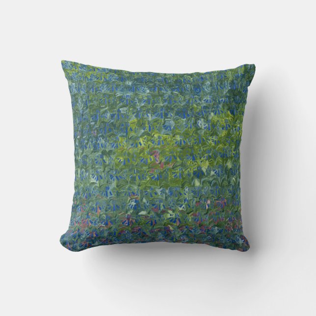 Bluebells 2012 throw pillow (Front)