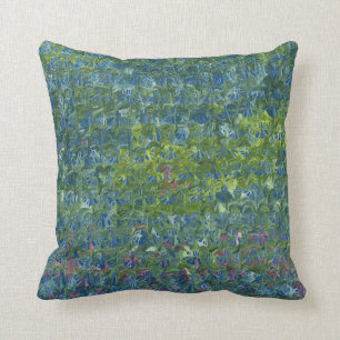 Bluebells 2012 throw pillow