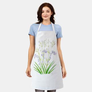 Bluebells and Stitchwort apron
