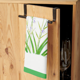 Bluebells and Stitchwort apron Kitchen Towel