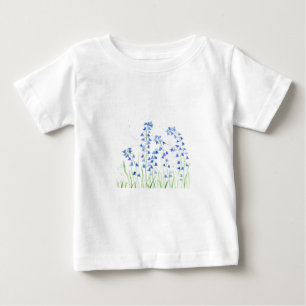 Bluebells blue flowers baby T-Shirt