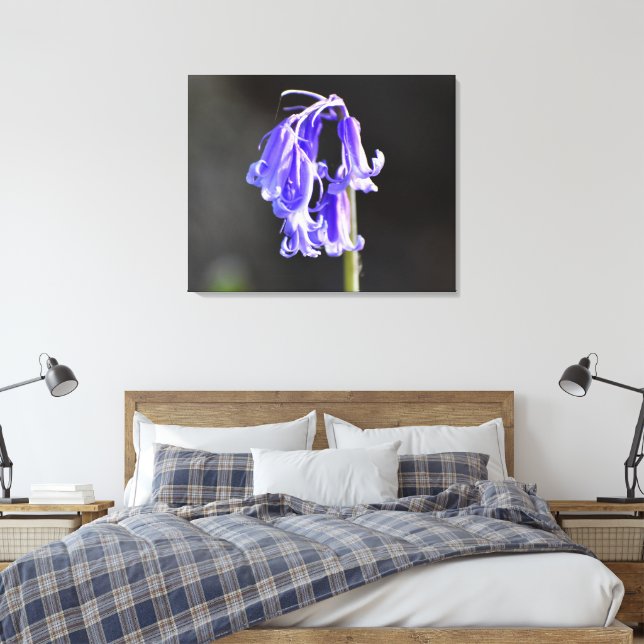 Bluebells  canvas print (Insitu(Bedroom))