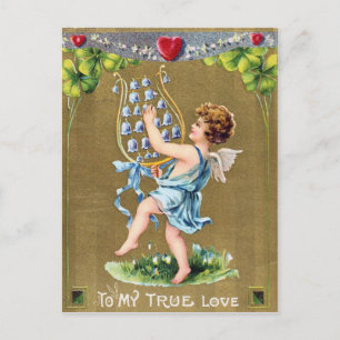 Bluebells Carte postale Victorian Valentine's Day