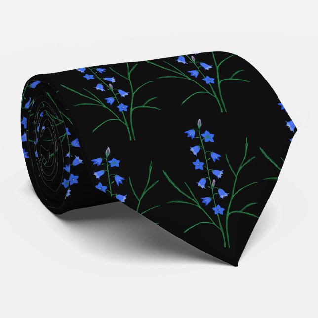 Bluebells Cravate noir (Roulé)