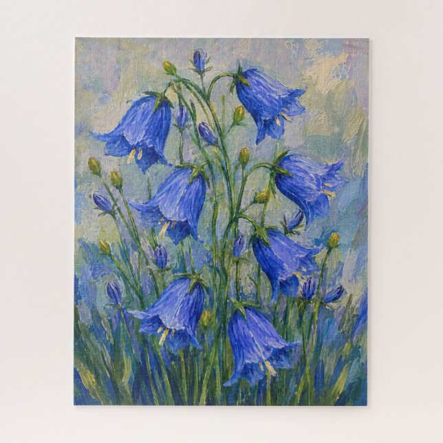 Bluebells Flowers Jigsaw Puzzle (Vertical)