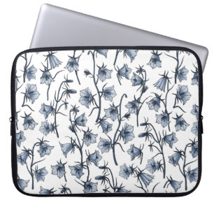 Bluebells, Harebells, Bellflowers Laptop Sleeve