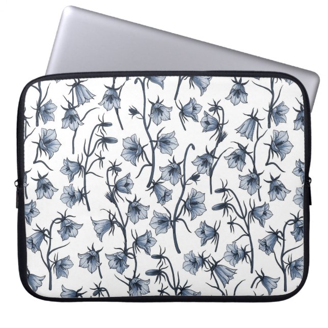 Bluebells, Harebells, Bellflowers Laptop Sleeve (Front)