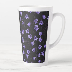 Bluebells, Harebells, Bellflowers Latte Mug