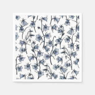 Bluebells, Harebells, Bellflowers Napkin